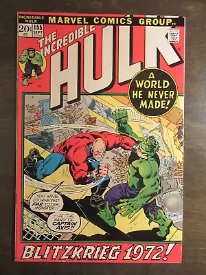 Buy Incredible Hulk #155 - Marvel Comic – Mid-Grade - 1972 • 16.91£