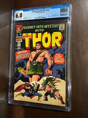 Buy Thor - Journey Into Mystery #124 (1966) / CGC 6.0 / Classic Hercules Cover • 117.95£