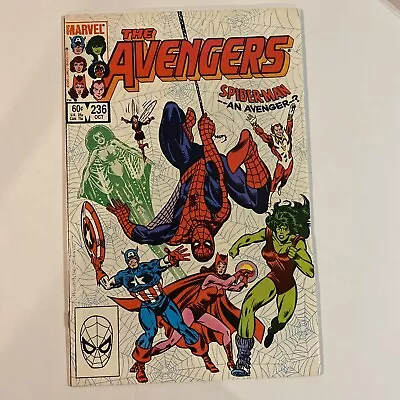 Buy The Avengers #236 Marvel Comics October 1983 VG F Spiderman Joins Team • 5.56£