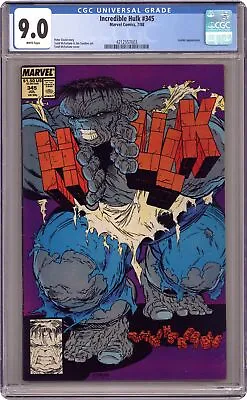 Buy Incredible Hulk #345 CGC 9.0 1988 4212557003 • 83.12£