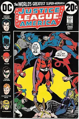 Buy Justice League Of America Comic Book #106, DC Comics 1973 VERY FINE- • 14.21£