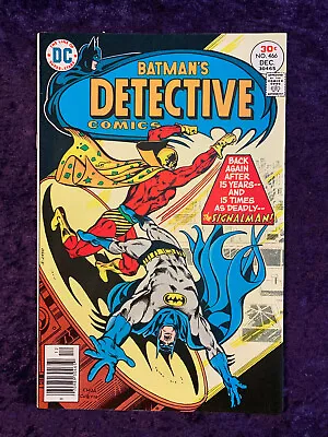 Buy Detective Comics Vol. 1  #466 /   Signalman Steals The Spotlight    / 1976 • 46.70£