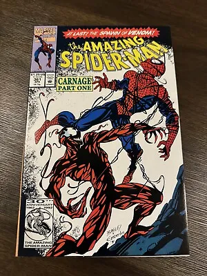 Buy Marvel Comics Amazing Spider-Man #361 1st Appearance Of Carnage Symbiote • 71.95£