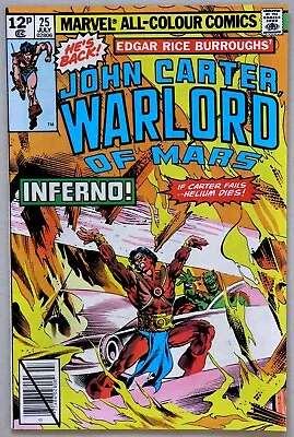 Buy John Carter Warlord Of Mars #25 - Marvel Comics - Chris Claremont - Mike Vosburg • 4.95£