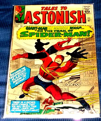 Buy TALES To ASTONISH #57 -  ENTER THE SPIDER MAN - EARLY SPIDER MAN APPREARANCE - C • 99.99£
