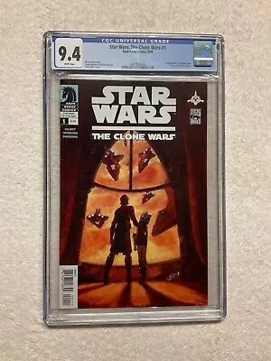 Buy Star Wars: The Clone Wars #1 CGC 9.4 1st Ahsoka Tano & Captain Rex Dark Horse • 592.96£