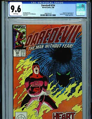 Buy Daredevil  #254 CGC 9.6 Marvel 1988  1st Typhoid Mary Amricons K40 • 277.04£