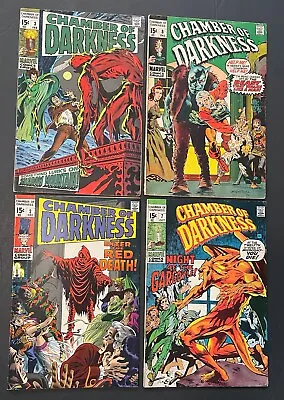Buy Lot 4 CHAMBER Of DARKNESS #2 #3 #7 #8 1st Bernie Wrightson For Marvel 4.5 To 7.5 • 44.76£