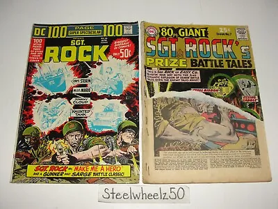 Buy Sgt Rocks Prize Battle Tales 80 Page Giant #7 & 100 Page Super Spectacular #16 • 19.75£