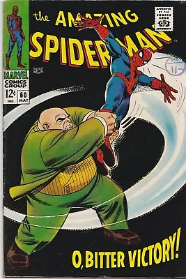 Buy Amazing Spider-Man #60 May 1968 VGC/FINE 5.0 Iconic Kingpin Cover Art  • 99.99£