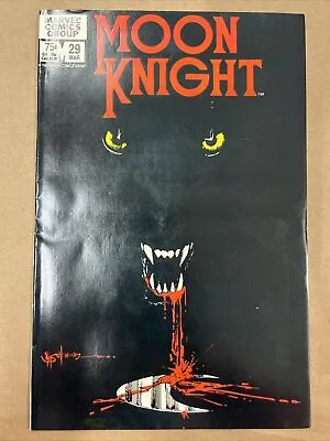 Buy Moon Knight #29, VF+ 8.5, Werewolf By Night; Bill Sienkiewicz Cover And Art • 30.75£