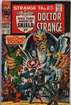 Buy STRANGE TALES #161 Captain America Nick Fury Steranko (1967) F+ (6.5) • 35.97£