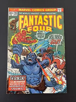 Buy Fantastic Four #145 - 1st Appearance Of Ternak (Marvel, 1974) VG • 4.13£