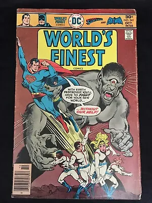 Buy WORLD'S FINEST #241 SUPERMAN And BATMAN * DC COMICS * 1976 • 4.74£