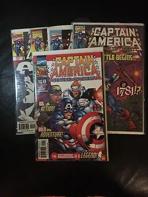 Buy Captain America Sentinel Of Liberty #1-8  1998 Marvel Comics Human Torch Namor • 30.75£