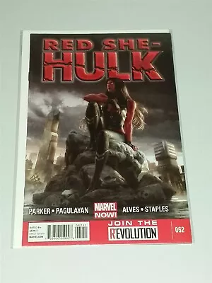 Buy Red She-hulk #62 Nm (9.4 Or Better) Marvel Comics April 2013 • 5.99£