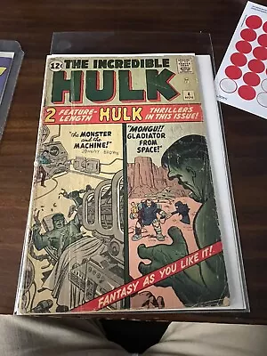 Buy Incredible Hulk #4 Vol. 1 November, 1962 • 355.77£