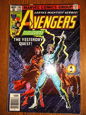 Buy Avengers #185 Newsstand Key Byrne Quicksilver & Scarlet Witch 1st Print Marvel • 24.74£