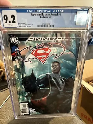 Buy Superman / Batman Annual #4 DC Comic Book CGC 9.2 Artgerm Batman Beyond!!!! • 47.81£