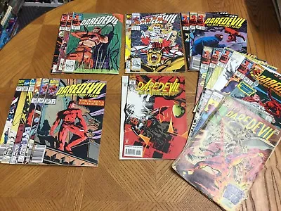 Buy 25 Marvel Daredevil Comics Including #180 & #56 , Elektra , Kingpin , Deathshead • 99.99£