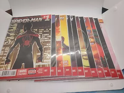 Buy Miles Morales: The Ultimate Spider-Man #1-12 Full Set Complete Series Run Bendis • 160.45£