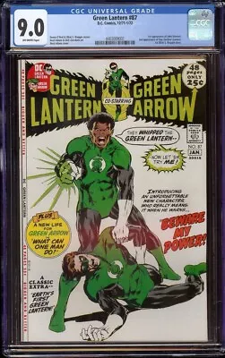 Buy Green Lantern  # 87 CGC 9.0 OW (DC, 1971) 1st Appearance John Stewart • 786.65£