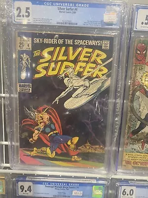 Buy Silver Surfer #4 - Marvel Comics 1969 CGC 2.5 • 361.93£