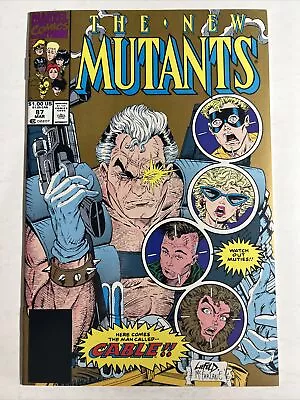 Buy The New Mutants #87 1990 2nd Print Gold Cover 1st App Of Cable Rob Liefeld CopyD • 10.39£