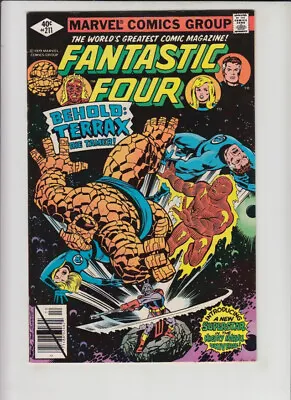 Buy Fantastic Four #211 Very Fine/near Mint- First App Of Terrax!! John Byrne • 31.98£