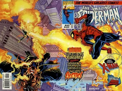 Buy AMAZING SPIDER-MAN #425 F/VF, Direct Marvel Comics 1997 Stock Image • 5.53£