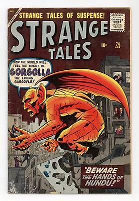 Buy Strange Tales #74 GD 2.0 1960 • 88.47£