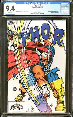 Buy Thor #337 CGC 9.4 (1983) 1st Appearance Of Beta Ray Bill! L@@K! • 138.47£