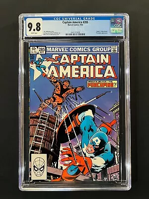 Buy Captain America #285 CGC 9.8 (1983) – Death Of Patriot - Jeff Mace • 94.87£