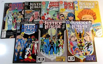 Buy 1988 Justice League America Lot Of 8 #20,22,42,46,70,72,73,Europe 27 DC Comics • 9.74£