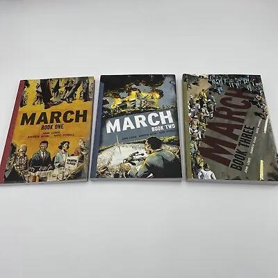 Buy MARCH: Trilogy Of Books 1 2 & 3 Civil Rights BLM U.S. Congressman John Lewis • 27.01£