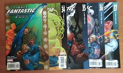 Buy Ultimate Fantastic Four #33,34,35,36,37 - Marvel Comics 1st Prints 2004 Series • 11.99£