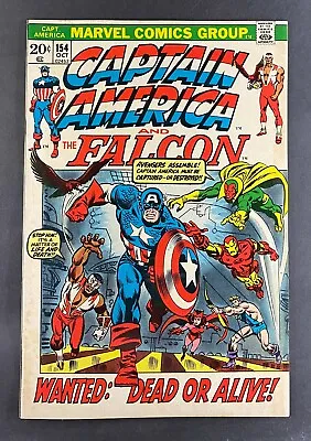 Buy Captain America (1968) #154 FN (6.0) Falcon Sal Buscema  • 35.47£