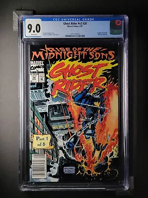 Buy Ghost Rider V2 #28 (1992,Marvel Comics) ~ CGC 9.0 • 31.50£
