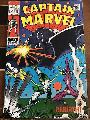 Buy Captain Marvel / Marvel Comics / 1969 / Issue 11 • 20£