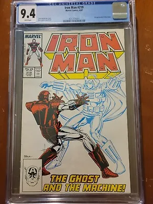 Buy Cgc 9.4 Iron Man #219 1st Appearance Of Ghost White Pages • 59.96£