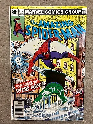 Buy Amazing Spider-Man # 212 Newsstand - 1st Hydro-Man NM Cond. • 51.39£