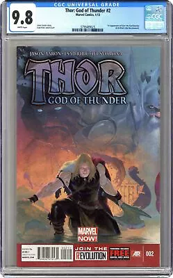 Buy Thor God Of Thunder #2A Ribic CGC 9.8 2013 3799489025 • 83.95£