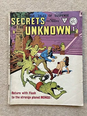 Buy Secrets Of The Unknown #90  - Flash Gordon Cover -  Alan Class • 3.99£