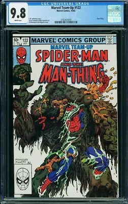 Buy MARVEL TEAM-UP #122 CGC 9.8 White Pages Man-Thing Marvel 1982 • 120.55£
