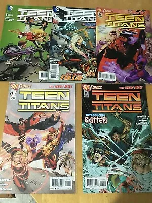 Buy TEEN TITANS #s 1,2,3,4 & 5, NM 1st PRINTS. DC NEW 52 2011 Series By Lobdell,Boot • 13.99£