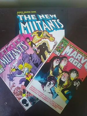 Buy Marvel Graphic Novel 4 New Mutants 50 Marvel Age 16 • 39.42£