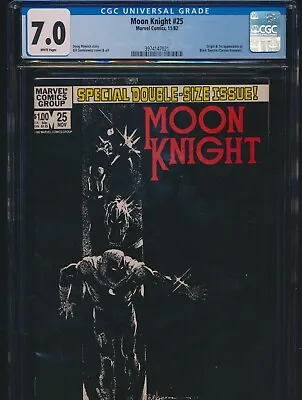 Buy Marvel Moon Knight #25 (1982) 1st Appearance Of Black Spectre Graded Cgc 7.0 • 47.49£