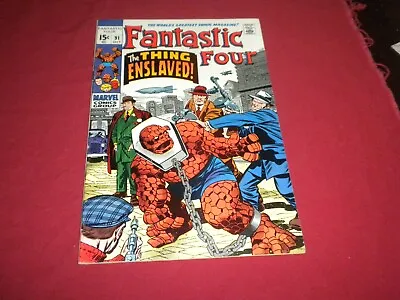 Buy BX6 Fantastic Four #91 Marvel 1969 Comic 7.0 Silver Age MORE FF IN STORE! • 20.56£