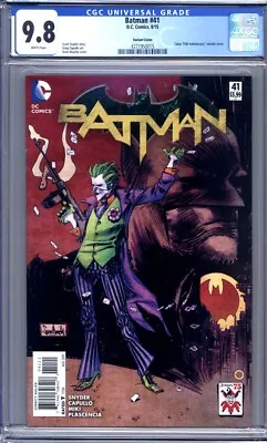Buy Batman #41  Sean Murphy Variant  Joker 75th Anniversary   1st Print CGC 9.8 • 23.71£