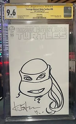 Buy TMNT Teenage Mutant Ninja Turtles #95 CGC 9.6 NM/M Eastman Sketched Cover • 110.37£